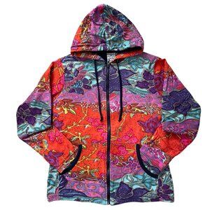 Parsley & Sage Full Zip Hoodie Pockets Lined Sequins